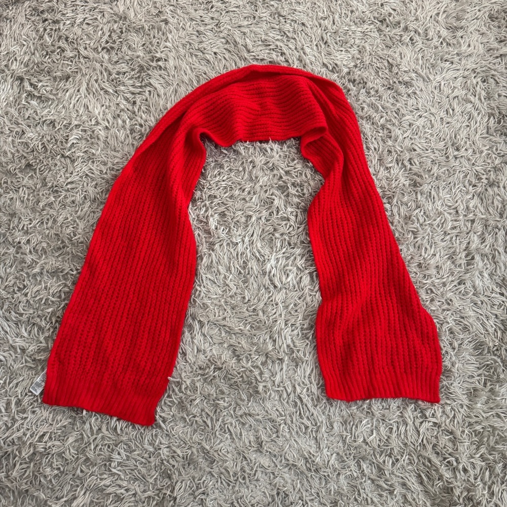 Old Navy Red Chunky Knit Scarf